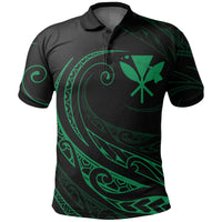 Kanaka Polo Shirt Frida Style Green - Polynesian Pride