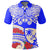 Guam Polo Shirt Polynesian Pattern Vintage Style Blue Color Unisex Blue - Polynesian Pride