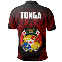 Custom Tonga Rugby Polo Shirt Mate Maa Tonga Tribal Pattern - Polynesian Pride