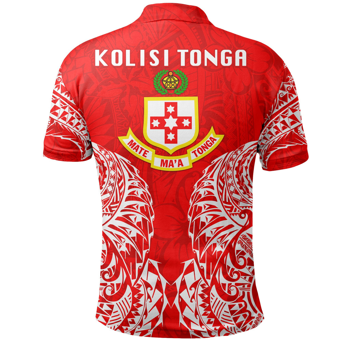 Custom Kolisi Tonga Polo Shirt Mate Maa Tonga 02 - Polynesian Pride