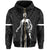 Polynesian Queen Liliuokalani Flag of Hawaii Hoodie Grey - Polynesian Pride
