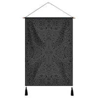 Polynesian Culture Gray Hanging Poster - AH Hanging Poster 43 x 65 cm Cotton And Linen - Polynesian Pride