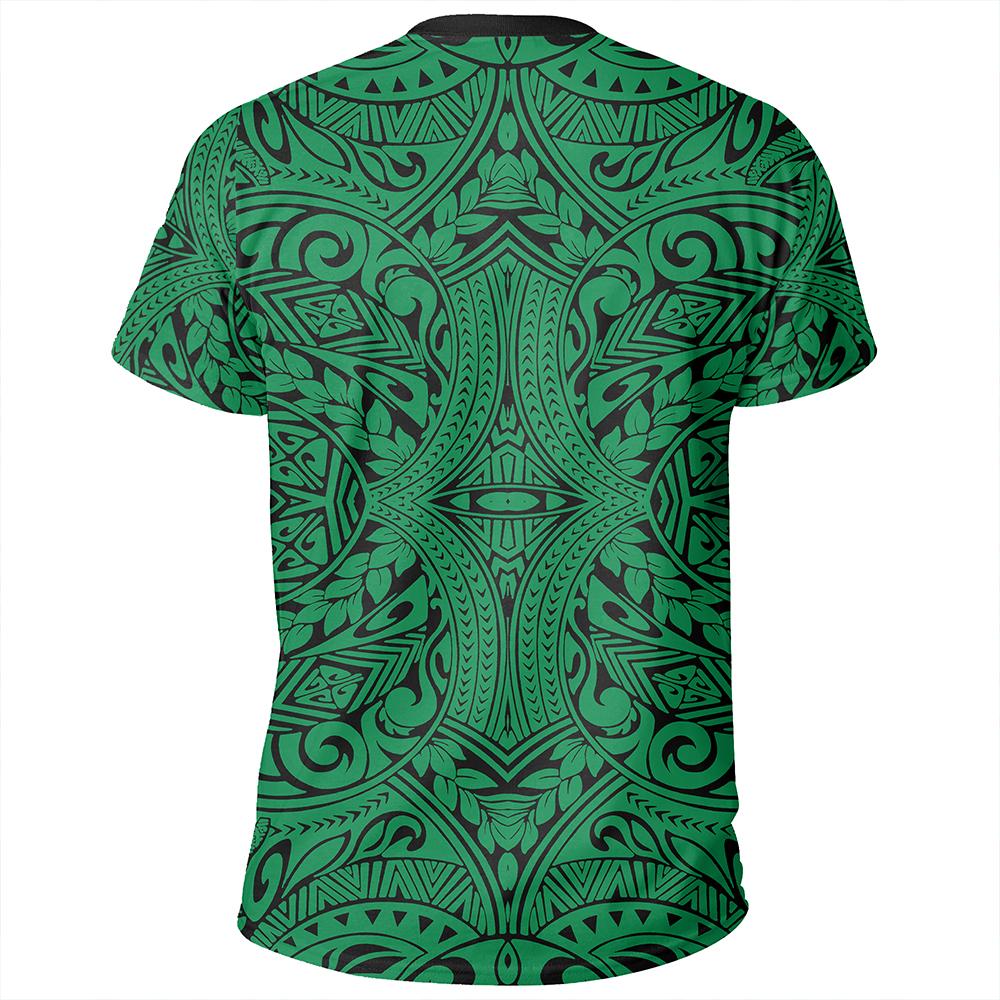 Polynesian Culture Green T Shirt - Polynesian Pride