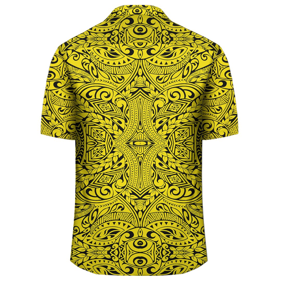 Polynesian Culture Yellow Hawaiian Shirt - Polynesian Pride