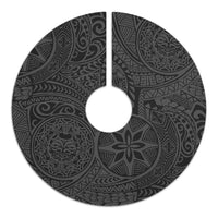 Polynesian Hawaiian Style Tribal Tattoo Gray Tree Skirt - Polynesian Pride
