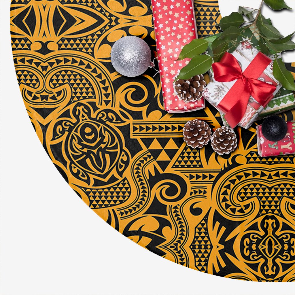 Polynesian Kakau Turtle Old Tree Skirt - Polynesian Pride
