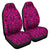 Polynesian Kakau Turtle Pink Car Seat Cover Universal Fit Pink - Polynesian Pride