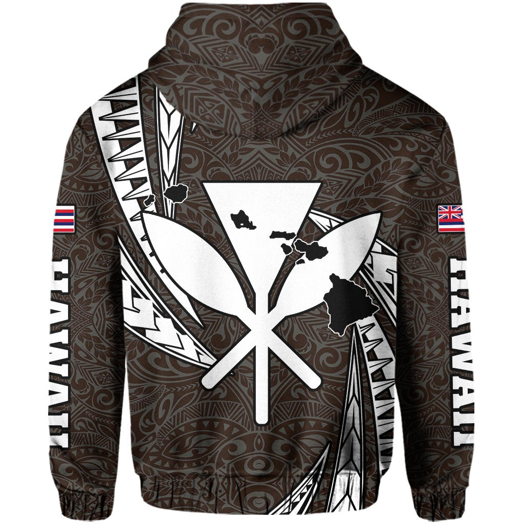 Polynesian King Culture Hoodie (Zip up) Mega Style - Polynesian Pride