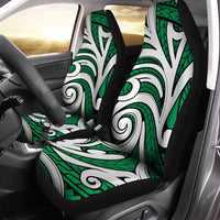 Polynesian Maori Ethnic Ornament Green Car Seat Cover - Polynesian Pride