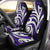 Polynesian Maori Ethnic Ornament Violet Car Seat Cover - Polynesian Pride