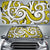 Polynesian Maori Ethnic Ornament Car Sun Shade Auto Sun Shade Universal Fit Yellow - Polynesian Pride