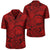 Polynesian Maori Lauhala Red Hawaiian Shirt Unisex Black - Polynesian Pride