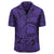 Polynesian Maori Lauhala Violet Hawaiian Shirt - Polynesian Pride