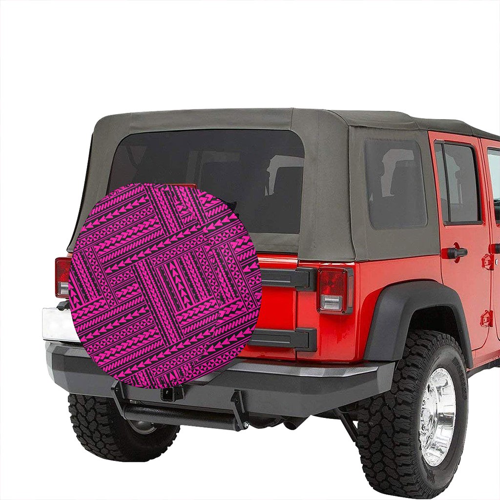 Polynesian Nation Pink Hawaii Spare Tire Cover - Polynesian Pride