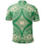 Unisex Polynesian Plumeria Mix Green Polo Shirt - Polynesian Pride