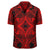 Polynesian Plumeria Mix Red Black Hawaiian Shirt - Polynesian Pride