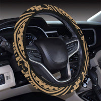 Polynesian Seamless Gold Hawaii Steering Wheel Cover with Elastic Edge - Polynesian Pride