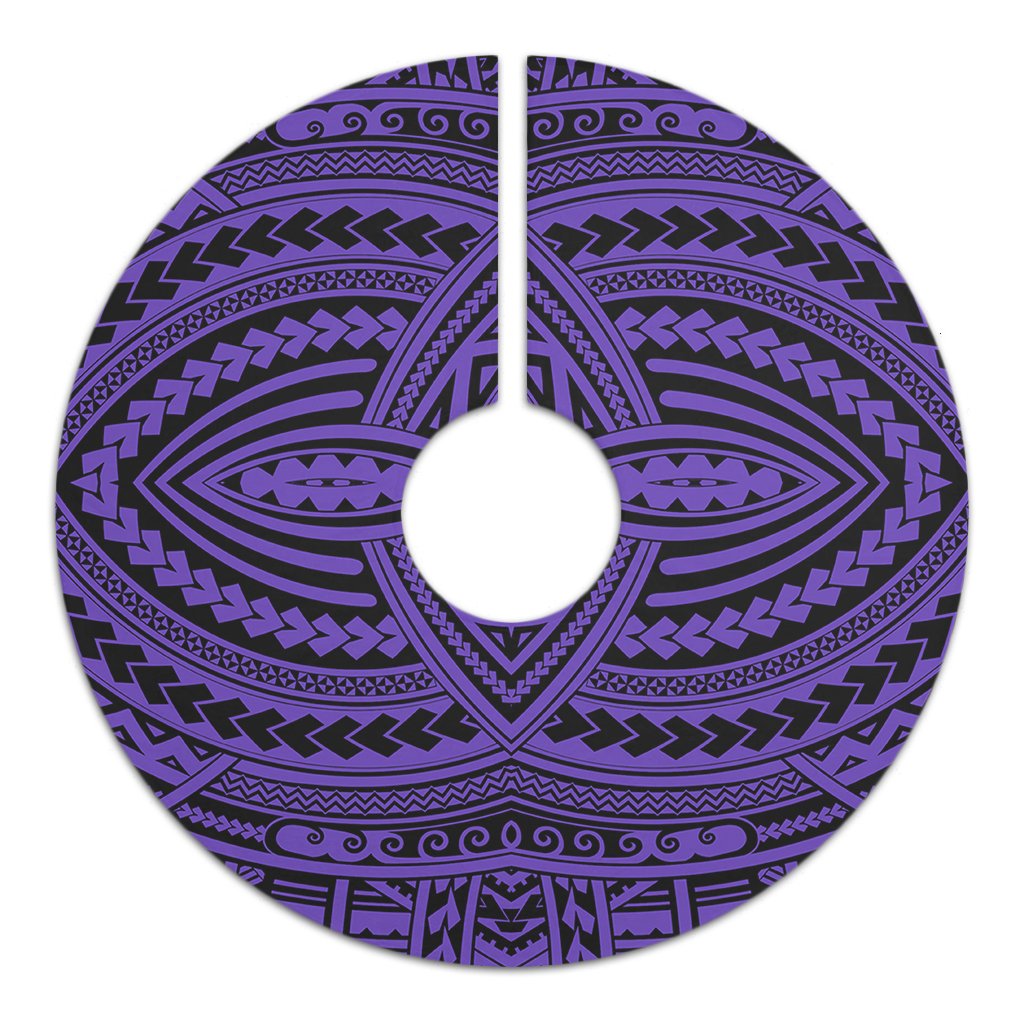 Polynesian Seamless Violet Tree Skirt - Polynesian Pride