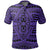 Unisex Polynesian Seamless Violet Polo Shirt - Polynesian Pride
