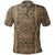 Unisex Polynesian Symmetry Gold Polo Shirt - Polynesian Pride