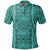 Unisex Polynesian Symmetry Turquoise Polo Shirt - Polynesian Pride