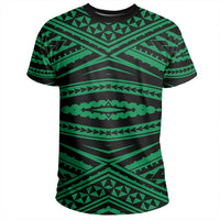 Polynesian Tatau Green T Shirt - Polynesian Pride