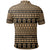 Unisex Polynesian Tattoo Tribal Gold Polo Shirt - Polynesian Pride