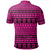 Unisex Polynesian Tattoo Tribal Pink Polo Shirt - Polynesian Pride