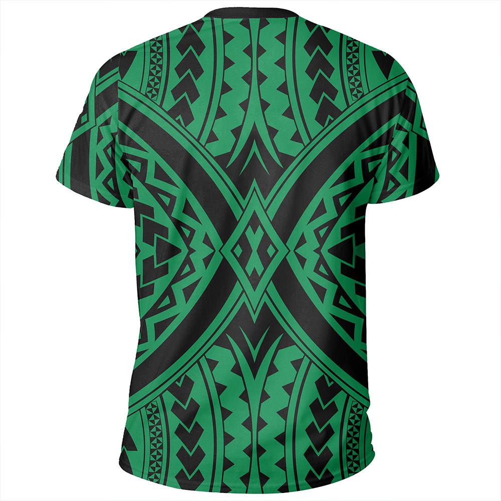 Polynesian Tradition Green T Shirt - Polynesian Pride