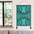 Polynesian Tradition Turquoise Hanging Poster - AH Hanging Poster 50 x 75 cm Cotton And Linen - Polynesian Pride