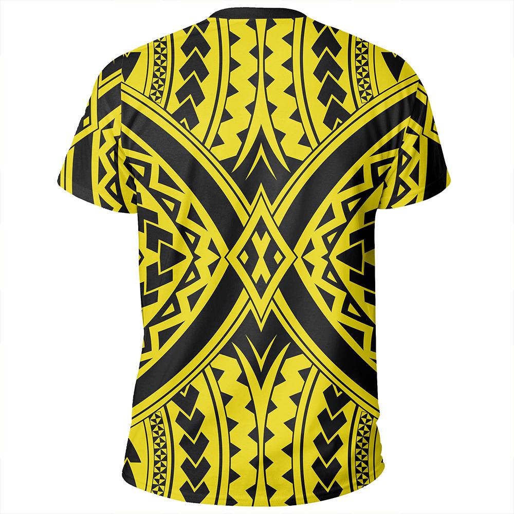 Polynesian Tradition Yellow T Shirt - Polynesian Pride