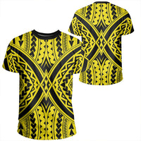 Polynesian Tradition Yellow T Shirt Unisex Polyester - Polynesian Pride