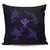 Polynesian Turtle Hammerhead Shark Ray Kanaka Hawaii Pillow Covers Circle Purple - AH Pillow Covers Black - Polynesian Pride