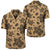 Polynesian Turtle Palm And Sea Pebbles Gold Hawaiian Shirt Unisex Black - Polynesian Pride