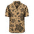 Polynesian Turtle Palm And Sea Pebbles Gold Hawaiian Shirt - Polynesian Pride