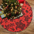 Polynesian Turtle Palm And Sea Pebbles Red Tree Skirt 85x85 cm Red Tree Skirt - Polynesian Pride