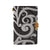 Hawaii Polynesian Maori Ethnic Ornament Gray Leather Notebook Leather Black - Polynesian Pride