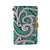 Hawaii Polynesian Maori Ethnic Ornament Turquoise Leather Notebook Leather Black - Polynesian Pride