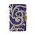 Hawaii Polynesian Maori Ethnic Ornament Violet Leather Notebook Leather Black - Polynesian Pride