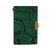 Hawaii Polynesian Maori Lauhala Green Leather Notebook Leather Black - Polynesian Pride