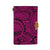 Hawaii Polynesian Maori Lauhala Pink Leather Notebook Leather Black - Polynesian Pride