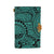 Hawaii Polynesian Maori Lauhala Turquoise Leather Notebook Leather Black - Polynesian Pride