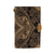 Hawaii Polynesian Plumeria Mix Gold Black Leather Notebook Leather Black - Polynesian Pride