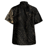 Polynesian Hawaiian Shirt - Polynesian Tattoo Style Version 2 Gold - Polynesian Pride