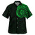 Polynesian Hawaiian Shirt - Polynesian Tattoo Style Version 2 Green Green - Polynesian Pride