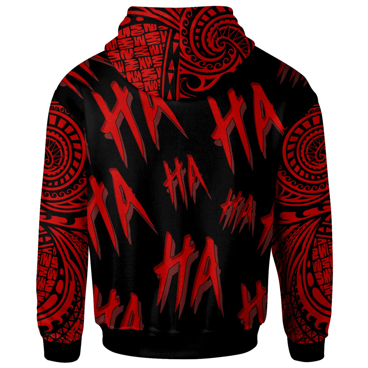 Polynesian Hoodie Funny Style Special Version Red - Polynesian Pride
