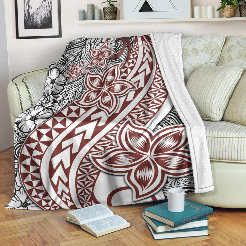 Traditional Polynesian Tribal Tattoo Retro Premium Blanket LT9 - Polynesian Pride