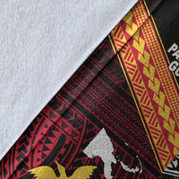 New Zealand And Papua New Guinea Premium Blanket Together - Black LT8 - Polynesian Pride