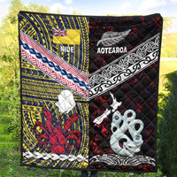 New Zealand And Niue Premium Quilt Together - Red LT8 - Polynesian Pride