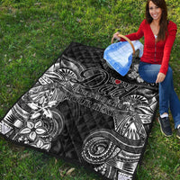 (Custom Personalised) Polynesian Fathers Day Premium Quilt I Love You In Every Universe - Black LT8 - Polynesian Pride